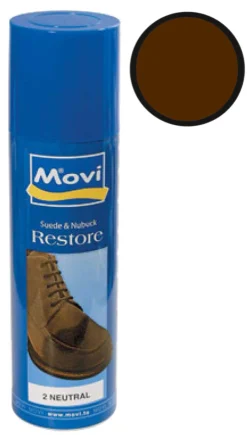 Spray ravvivante per camoscio e nubuck di colore marrone scuro