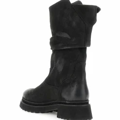 Stivali CafèNoir FD7007 in nubuck nero
