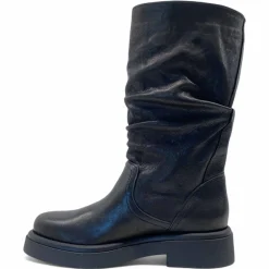 Stivali Divine Follie DF118 biker in pelle