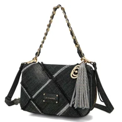 Tracolla IsabelLa Carrie 161M-BZ-444-CANBag cross nero