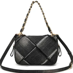 Tracolla IsabelLa Carrie 161M-BZ-444-CANBag cross nero